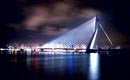 Dramatic new bridge across Rotterdam Harbour.